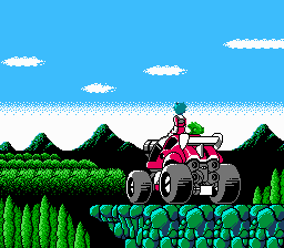 The iconic ending shot from Blaster Master on the NES.