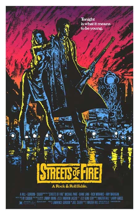 Poster for the film Streets of Fire.