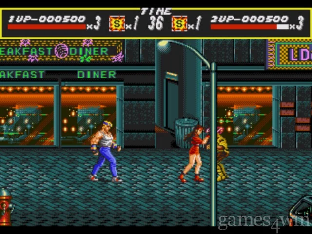 Streets of Rage 2 Gameplay