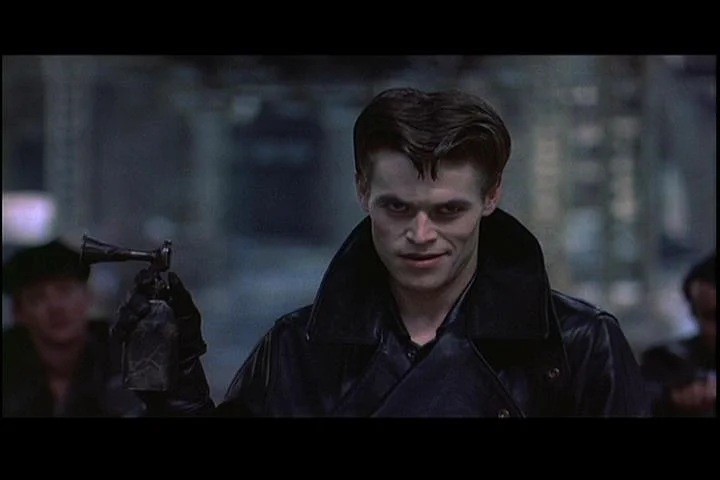 Willem Dafoe as Raven in Streets of Fire.