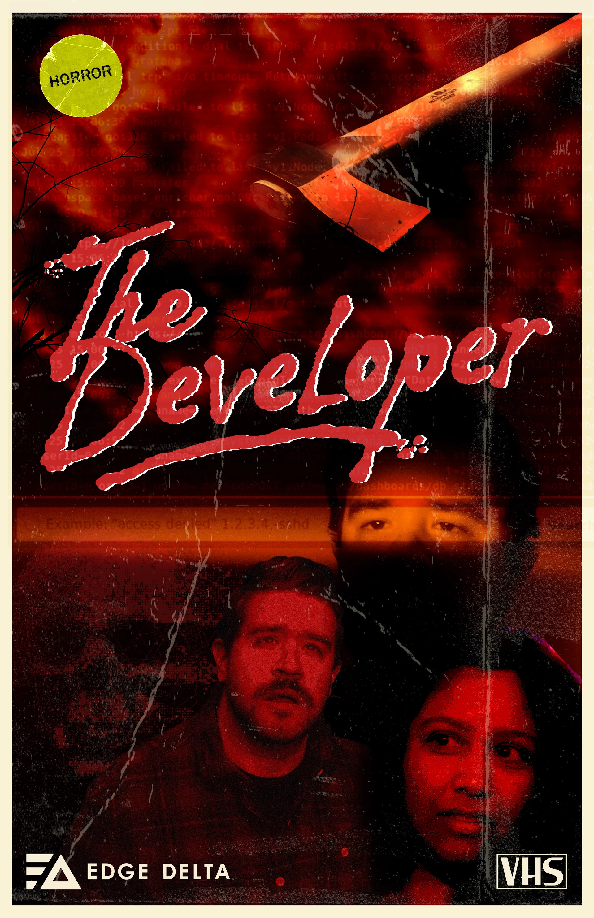 Edge Delta - Horror Movie VHS Box Art