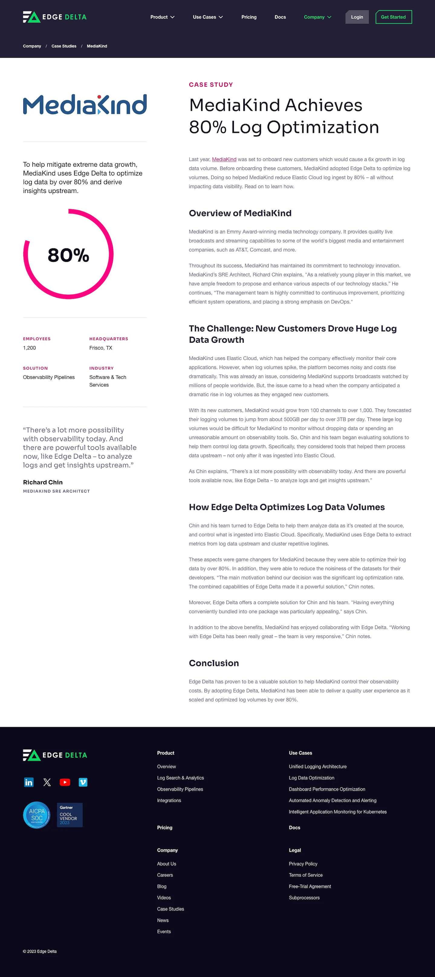 Edge Delta Website - Case Study
